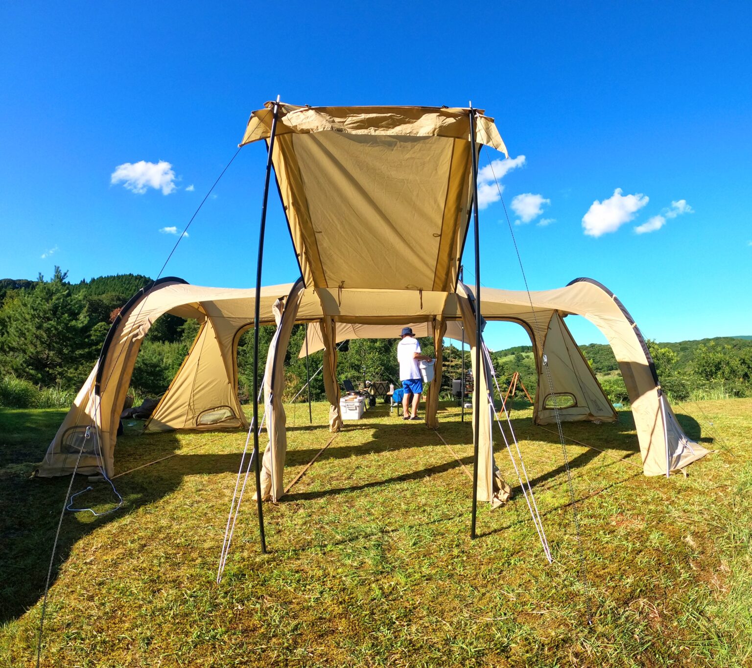 激安価格かまぼこテント 3m タン テント/タープ