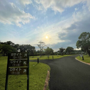 観音池公園オートキャンプ場のCサイト