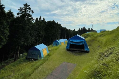 八重山公園キャンプ村常設テント