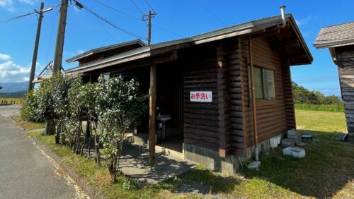 輝北うわば公園キャンプ場にあるトイレ