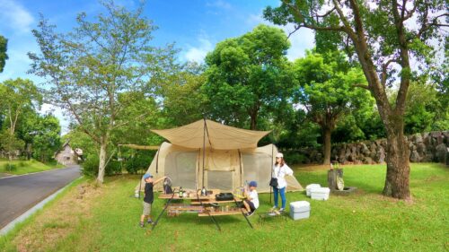 かいもん山麓ふれあい公園キャンプ場