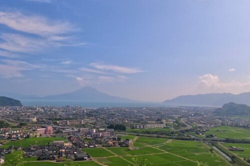 高倉展望台から見た景色