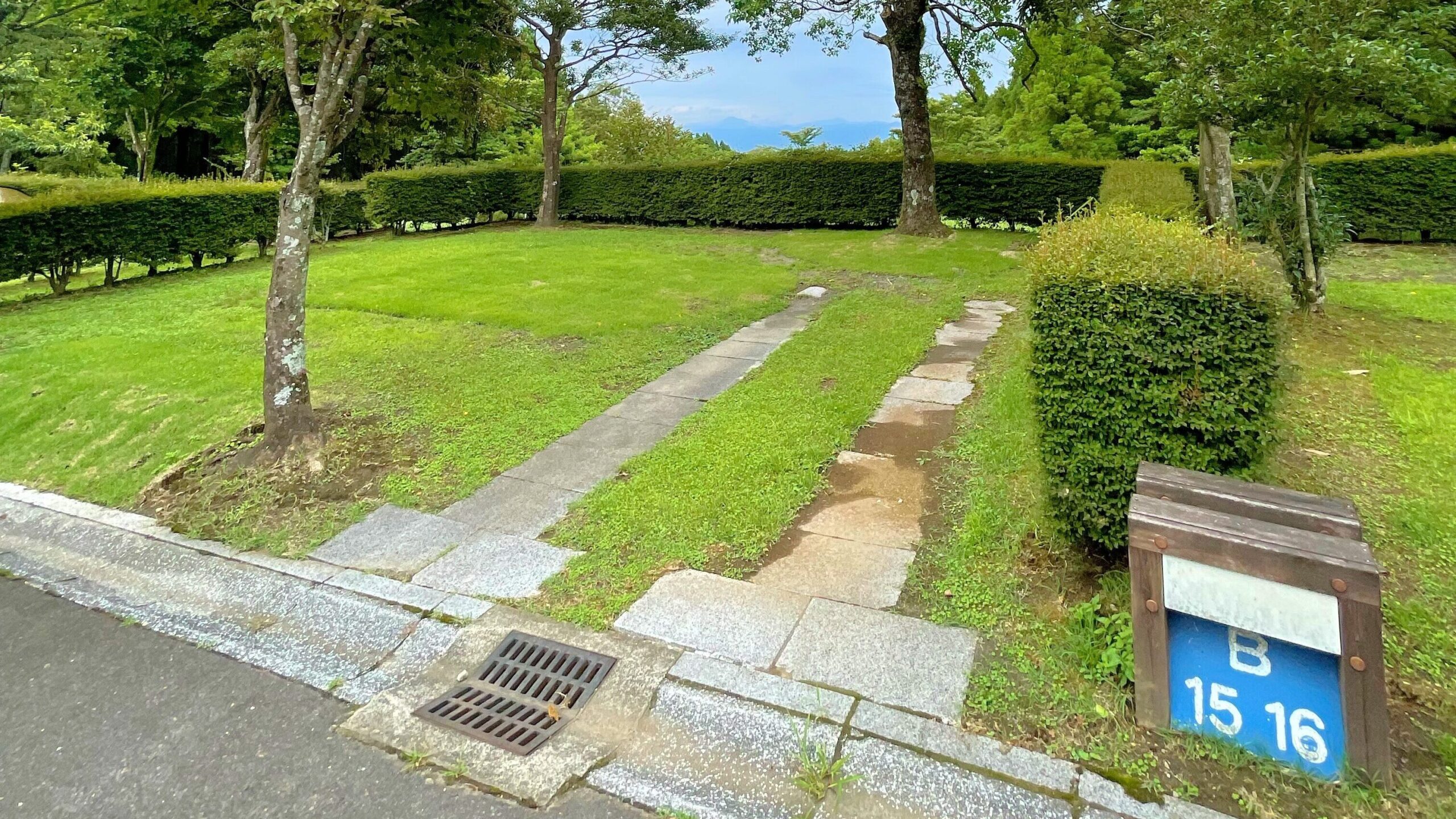 ひなもりオートキャンプ場のグループサイトB
