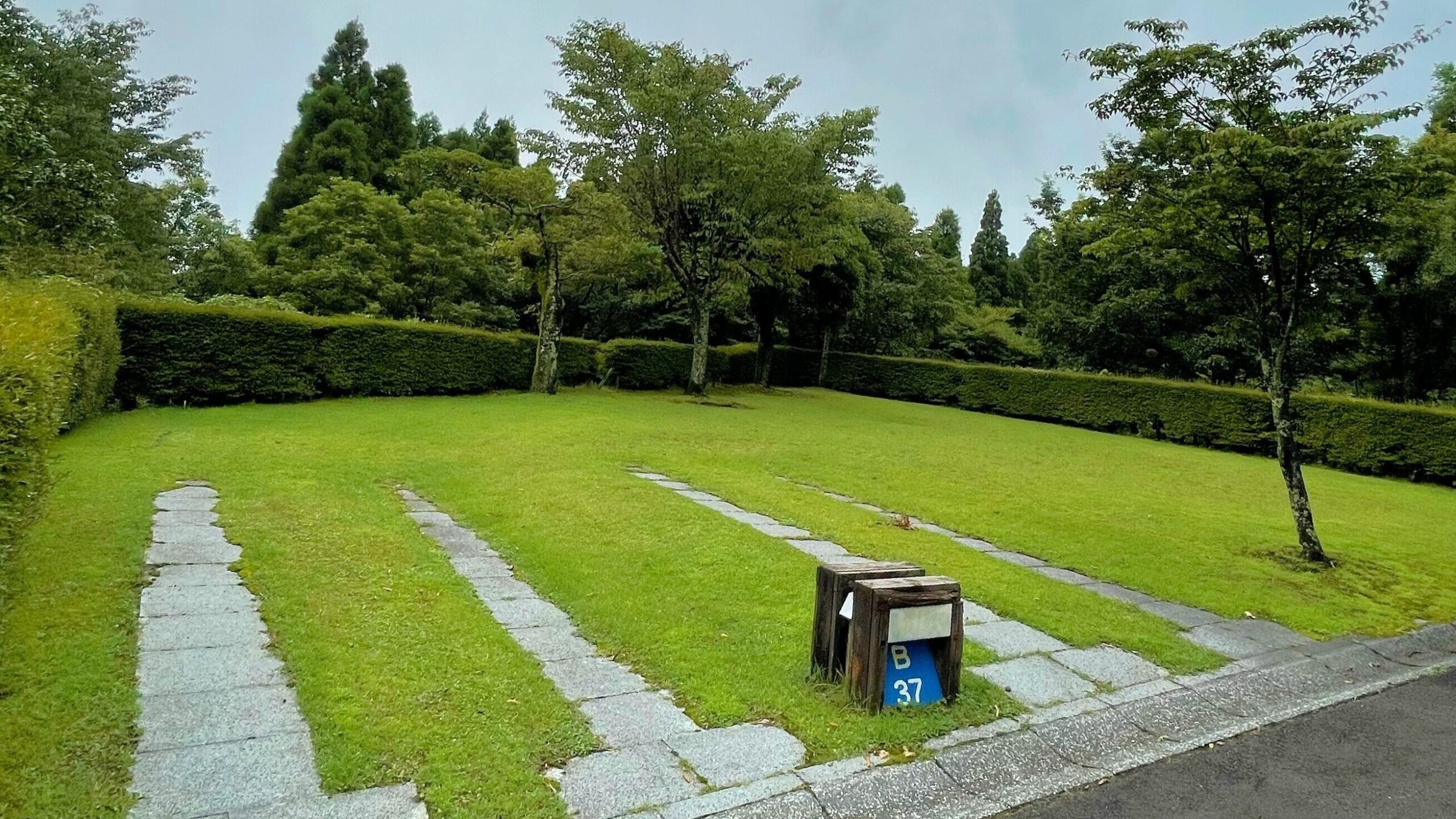 ひなもりオートキャンプ場のグループサイトB