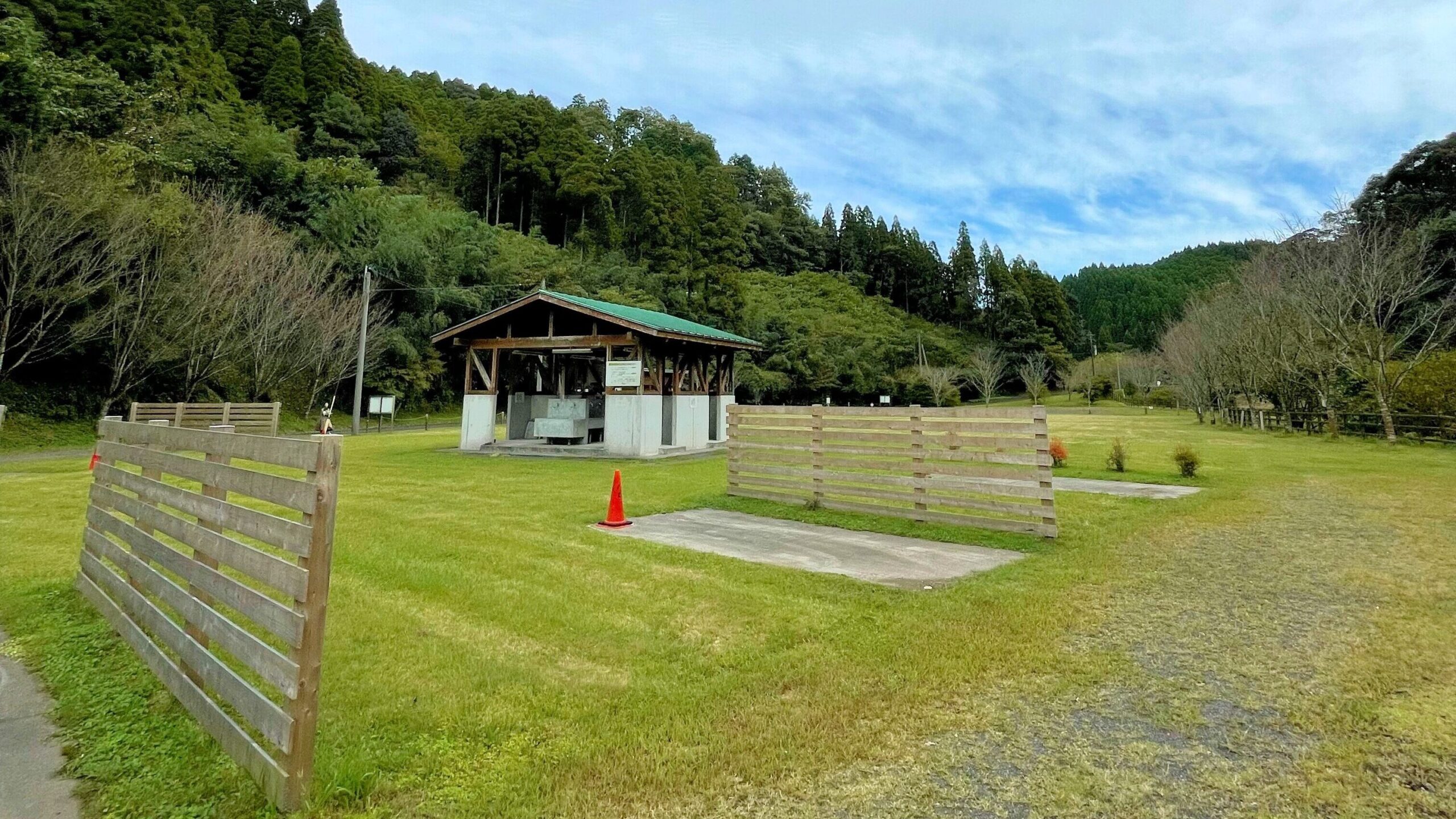 清流の森大川原峡キャンプ場オートサイト