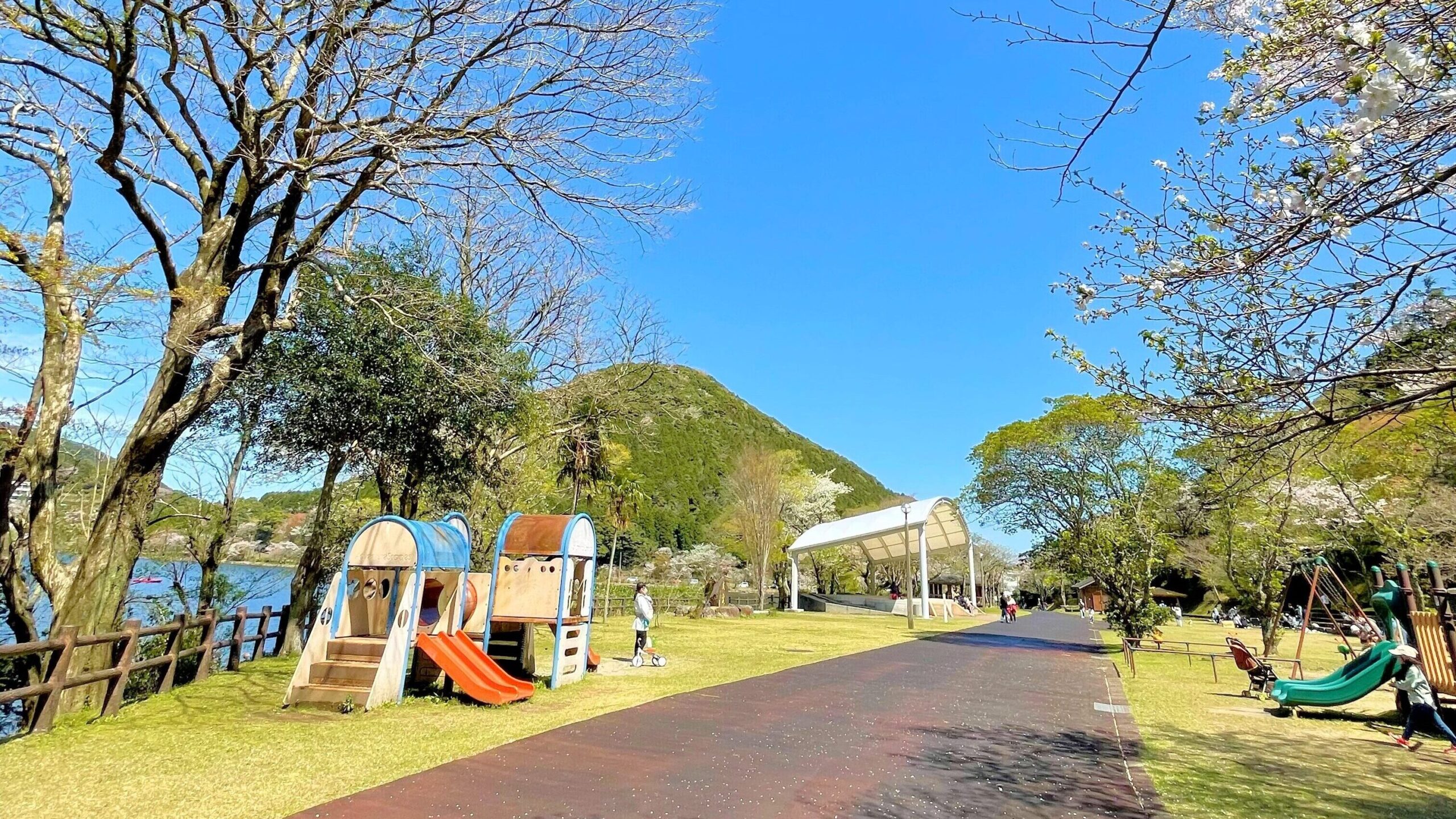 藺牟田池県立自然公園の遊具広場