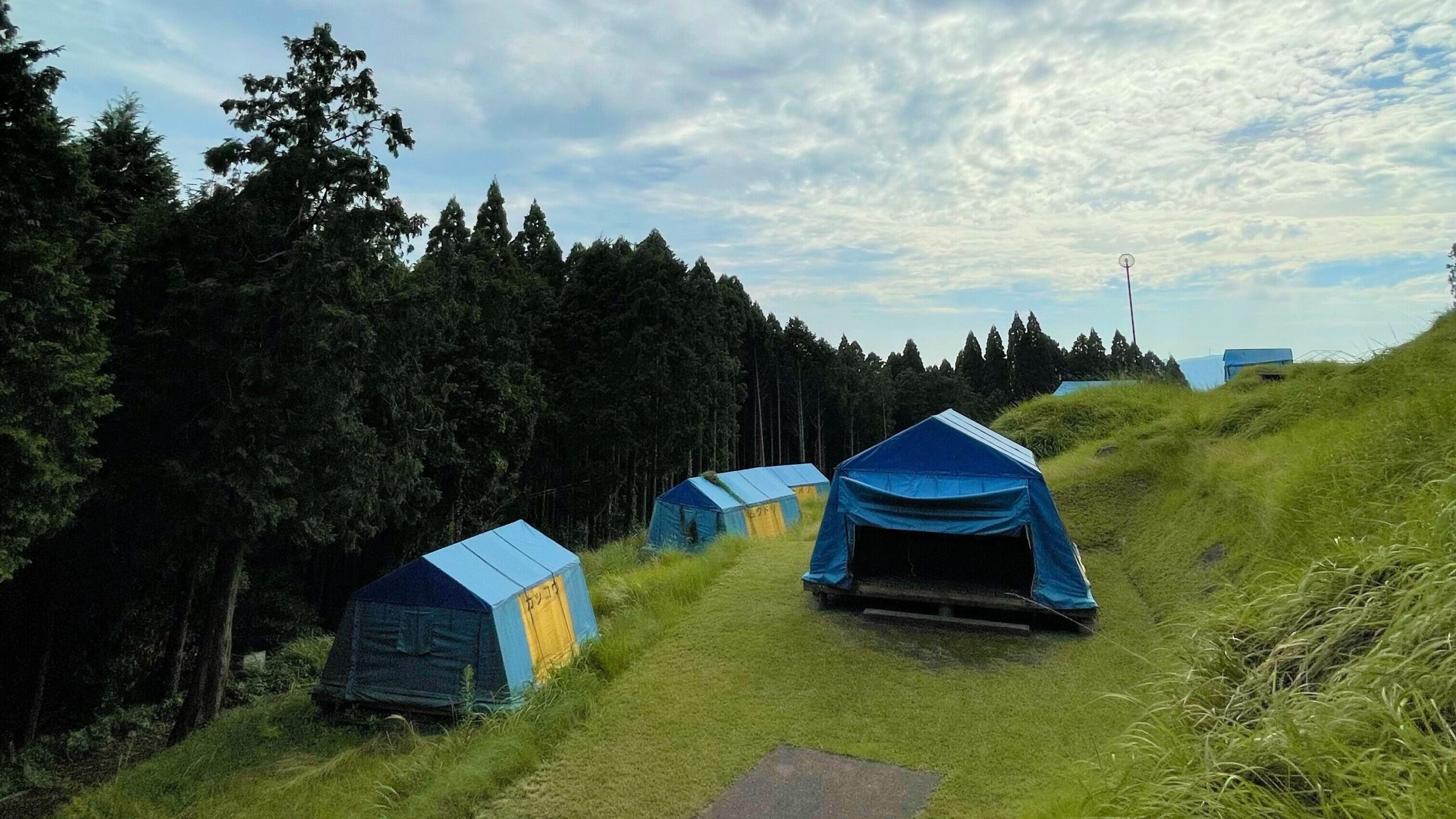 八重山公園キャンプ村常設テント