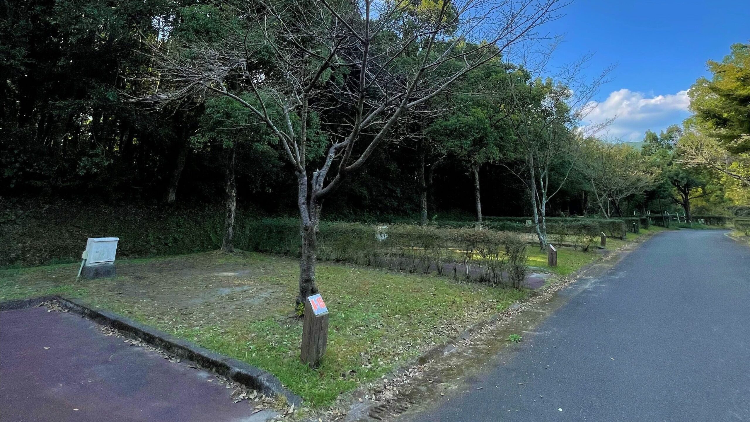 オートキャンプ森のかわなべAサイト