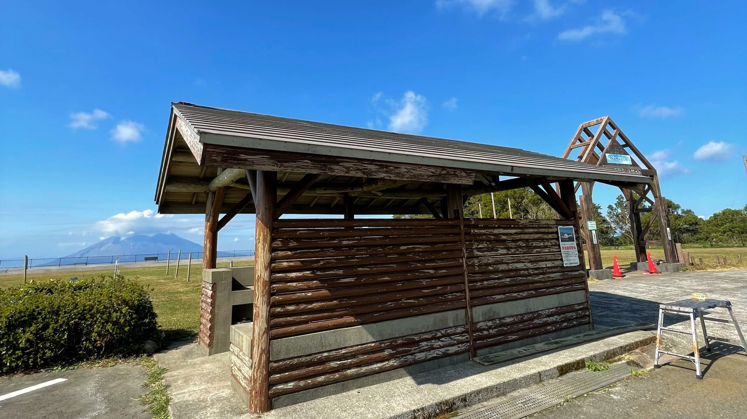 輝北うわば公園キャンプ場パノラマテントサイトの炊事場