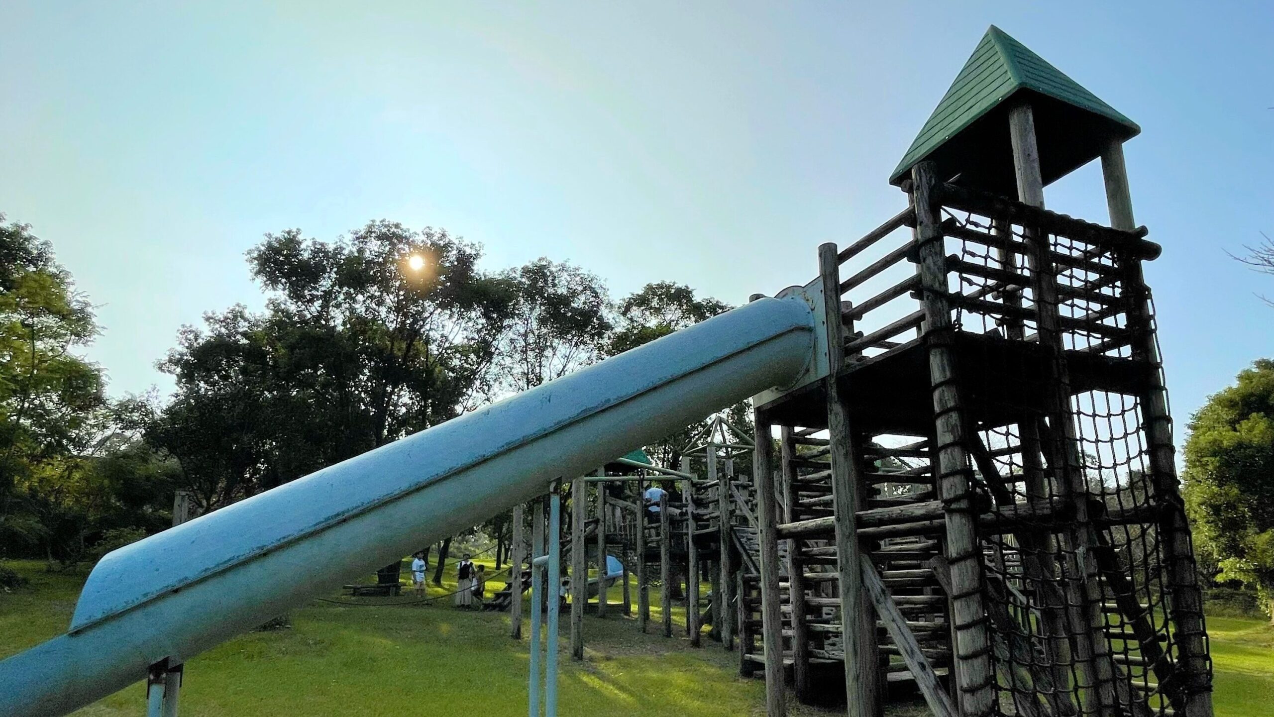 かいもん山麓ふれあい公園キャンプ場にある遊具