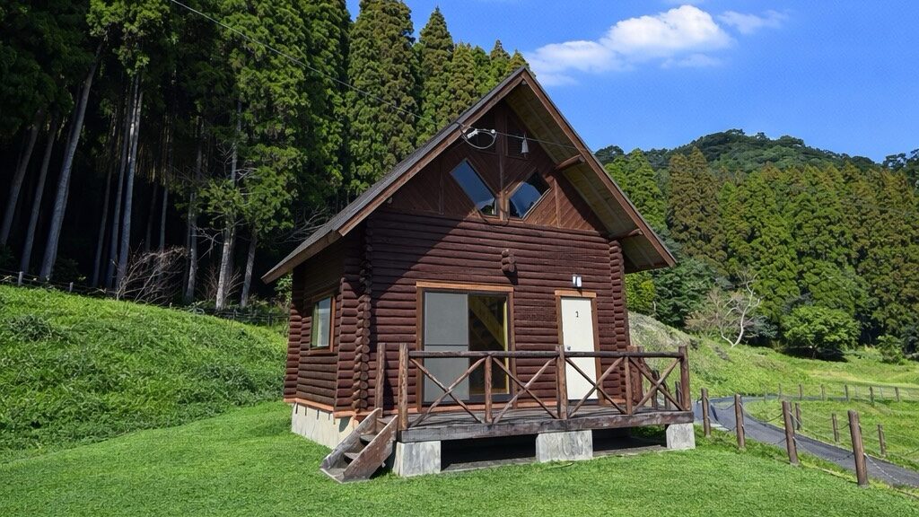 住吉池公園キャンプ村バンガロー